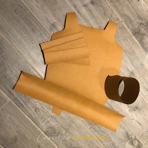 View of Kraft-Tex before washing